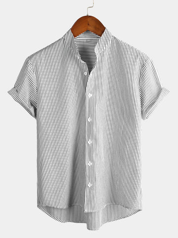 Ozean Hemd - Herrenhemd aus 100 % Baumwolle mit Muster.